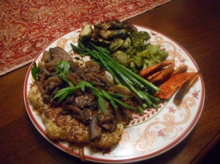 Cauliflower Steak Marsala 024