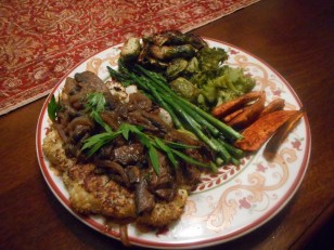 Cauliflower Steak Marsala 024