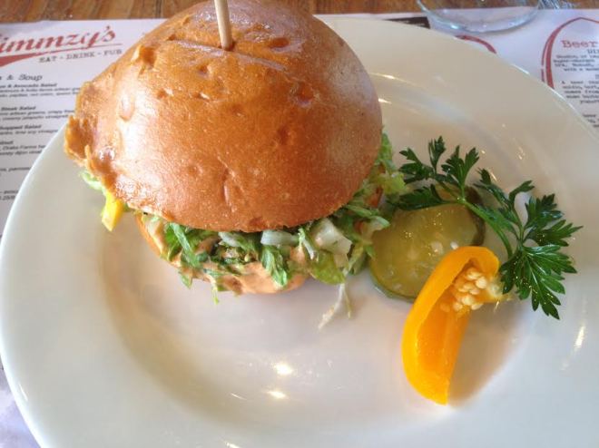 Simmzys Thai Turkey Burger